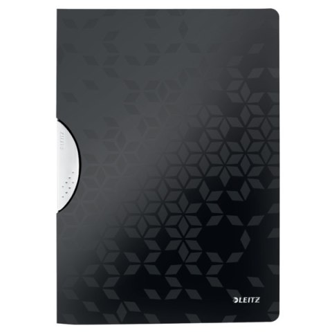 Skoroszyt z klipsem Leitz WOW, czarny 41850095 Skoroszyt z klipsem Leitz WOW, czarny 41850095