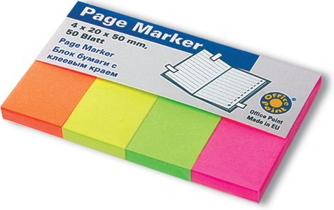 Zakładki indeksujące 50x20x4 pastelowe (4X50) OP5562004-62 KOH I NOOR Zakładki indeksujące 50x20x4 pastelowe (4X50) OP5562004-62 KOH I NOOR