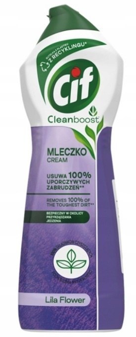 CIF Mleczko czyszczące 780ml Lila Flower mikrokryształki 809835 CIF Mleczko czyszczące 780ml Lila Flower mikrokryształki 809835