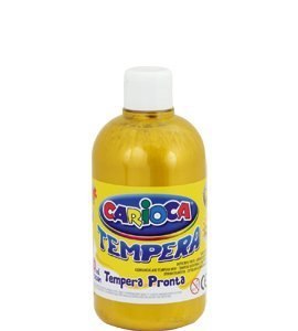 Farba tempera 500 ml, złota CARIOCA 170-2217/170-2667