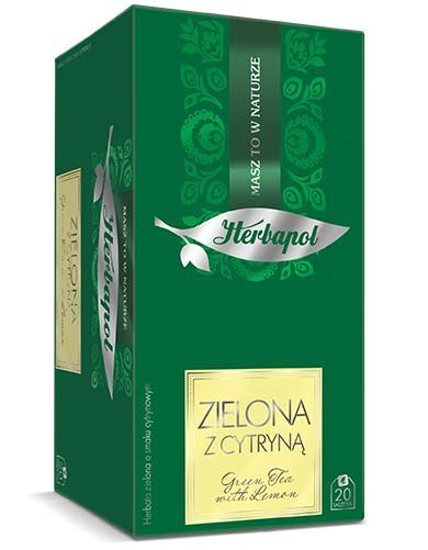 Herbata HERBAPOL BREAKFAST ZIELONA Z CYTRYNĄ (20 kopert) Herbata HERBAPOL BREAKFAST ZIELONA Z CYTRYNĄ (20 kopert)