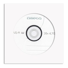 Płyta OMEGA DVD+R 4,7GB 16X KOPERTA (1) OMD16K1+