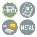 Zszywacz średni metalowy Leitz, żółty, 10 lat gwarancji, 30 kartek 55021016