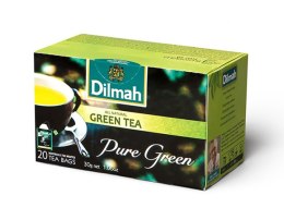 Herbata DILMAH PURE GREEN TEA ekspresowa (20 torebek) 1,5g zielona