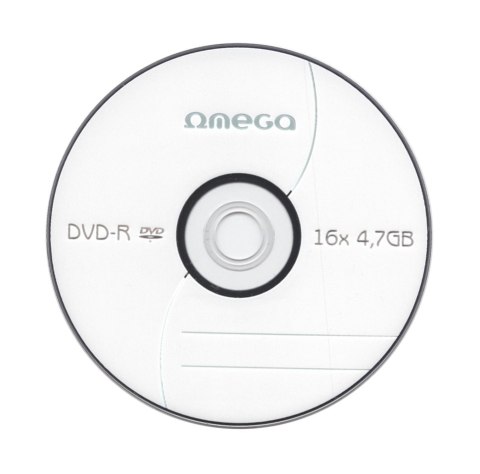 Płyta OMEGA DVD+R 4,7GB 16X CAKE (10) OMD1610+ Płyta OMEGA DVD+R 4,7GB 16X CAKE (10) OMD1610+