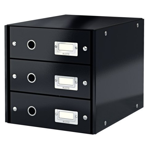 Pojemnik z 3 szufladami LEITZ C&S czarny 60480095 Pojemnik z 3 szufladami LEITZ C&S czarny 60480095