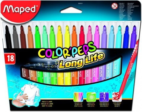Flamastry trójkątne 18kolorów COLORPEPS 845021 MAPED Flamastry trójkątne 18kolorów COLORPEPS 845021 MAPED