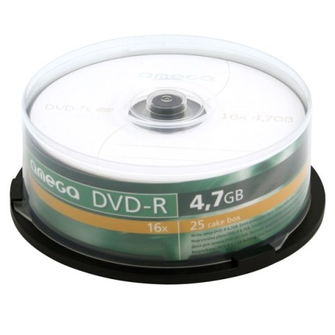 Płyta OMEGA DVD-R 4,7GB 16X SLIM CAKE (10) OMD16S- (X) Płyta OMEGA DVD-R 4,7GB 16X SLIM CAKE (10) OMD16S- (X)