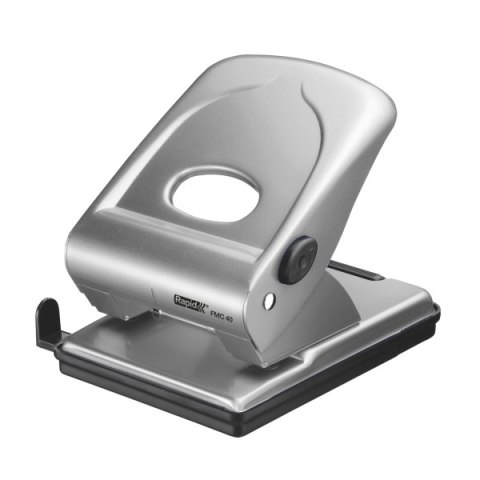 Dziurkacz FMC40 RAPID srebrny 40 kartek duży metalowy 21835602 Dziurkacz FMC40 RAPID srebrny 40 kartek duży metalowy 21835602
