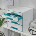 Pojemnik LEITZ WOW 4szu.turkusowy 52132051