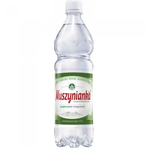 Woda MUSZYNIANKA 0.6l niskogazowana zielona