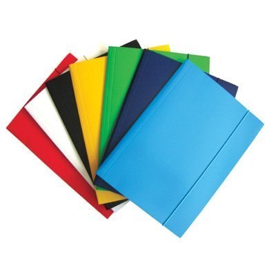 Teczka z gumką DOTTS A4 lakierowana żółta 390g (21231) Teczka z gumką DOTTS A4 lakierowana żółta 390g (21231)