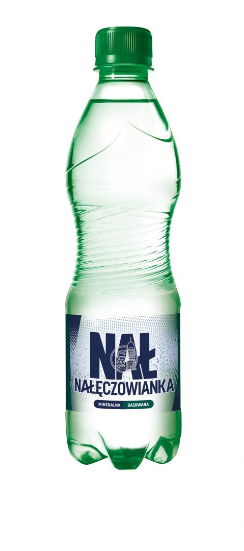 Woda NAŁĘCZOWIANKA gazowana 0.5L butelka PET Woda NAŁĘCZOWIANKA gazowana 0.5L butelka PET