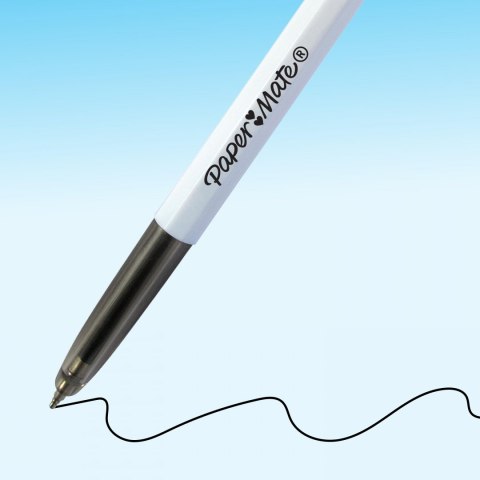 Długopis ze skuwką Paper Mate 045 fine (0,7 mm) czarny 2084379 Długopis ze skuwką Paper Mate 045 fine (0,7 mm) czarny 2084379