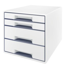 Pojemnik z 4 szufladami LEITZ WOW biało-szary 52132001