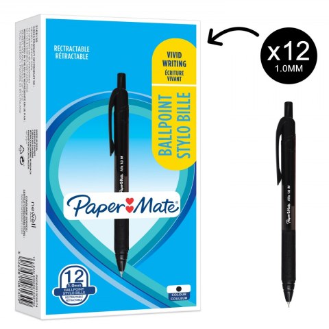 Długopis automatyczny ALFA czarny PAPER MATE 2108130 Długopis automatyczny ALFA czarny PAPER MATE 2108130