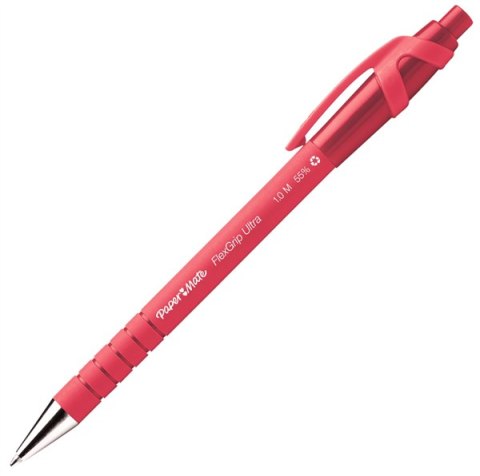 Długopis automatyczny FLEXGRIP ULTRA czerwony PAPER MATE S0190413 Długopis automatyczny FLEXGRIP ULTRA czerwony PAPER MATE S0190413