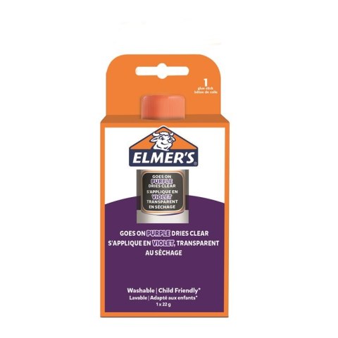 Klej purple w sztyfcie 22g, 1 na blistrze ELMERS 2136694 Klej purple w sztyfcie 22g, 1 na blistrze ELMERS 2136694