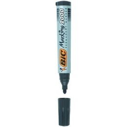 Marker permanentny BIC 2000 Ecolutions mix AST okrągła końcówka 4szt, 8209112