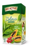 Herbata BIG-ACTIVE PAPAJA JAGODA GOJI zielona 20 kopert/34g