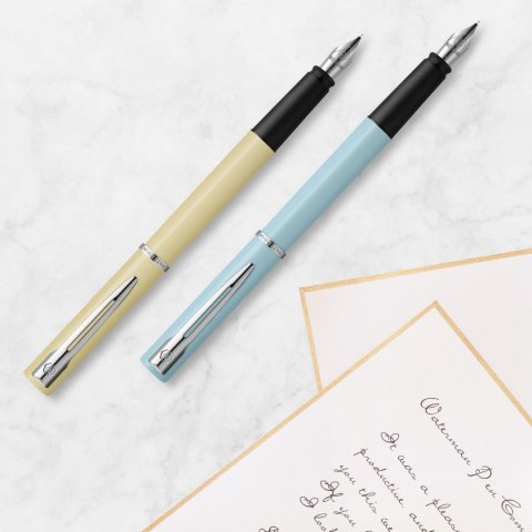 Pióro wieczne (F) ALLURE PASTEL NIEBIESKI WATERMAN 2105222 , giftbox Pióro wieczne (F) ALLURE PASTEL NIEBIESKI WATERMAN 2105222 , giftbox