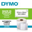 Etykiety DYMO różnego przeznaczenia - 57 x 32 mm, biały S0722540