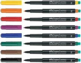 Foliopis z gumką OHP MULTIMARK F 0.6 niebieski 10szt FABER-CASTELL 151351