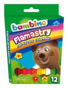 Flamastry 12kol.STANDARD BAMBINO *1604 MAJEWSKI Flamastry 12kol.STANDARD BAMBINO *1604 MAJEWSKI
