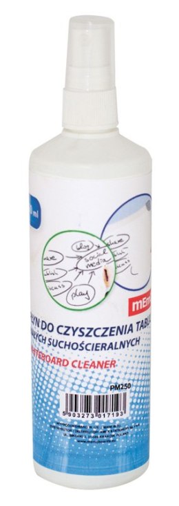 Płyn do czyszczenia tablic suchościeralnych MEMOBOARDS (MP001) 250ml