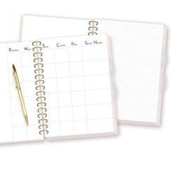 Organizer na spirali BUJO A5 224 80g TERAZO Interdruk