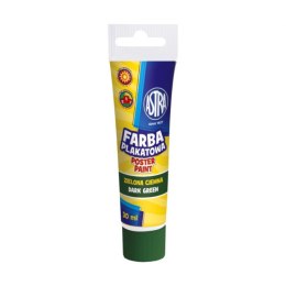 Farba plakatowa Astra tuba 30 ml - ciemna zieleń, 83110906