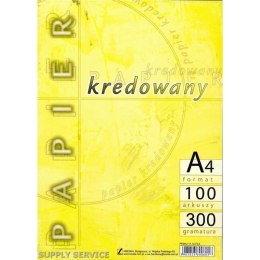 Papier kredowy A4 300g (100 arkuszy) KRESKA