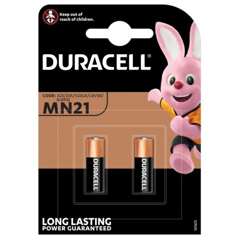 Bateria alkaliczna MN21 12V B2 (2szt) DURACELL kluczyki alarmy piloty