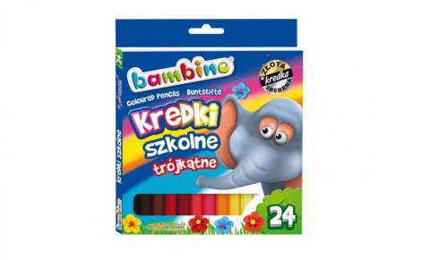 Kredki 24 kol.szkolne trójkatne 2076 MAJEWSKI Kredki 24 kol.szkolne trójkatne 2076 MAJEWSKI