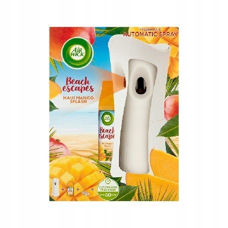 AIR WICK odświeżacz automat.doz.+wkład 250ml Beach Escape Mango *60331