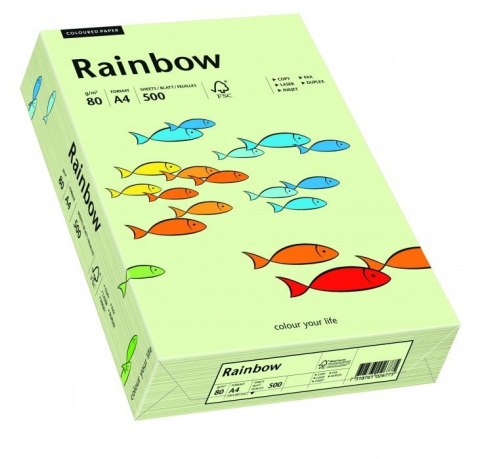 Papier xero kolorowy RAINBOW bladozielony R72 88042585 Papier xero kolorowy RAINBOW bladozielony R72 88042585