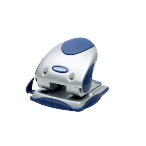 Dziurkacz 2-otworowy Precision P240, srebrno-niebieski Rexel 2100749 Dziurkacz 2-otworowy Precision P240, srebrno-niebieski Rexel 2100749