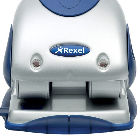 Dziurkacz 2-otworowy Precision P240, srebrno-niebieski Rexel 2100749 Dziurkacz 2-otworowy Precision P240, srebrno-niebieski Rexel 2100749