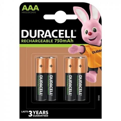 Akumulatorki AAA 750mAh B4 HR03 (4szt.) DURACELL