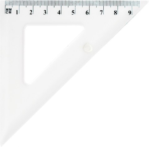 Ekierka szkolna GRAND GR854T 45/10cm przezroczysta 130-1709 Ekierka szkolna GRAND GR854T 45/10cm przezroczysta 130-1709