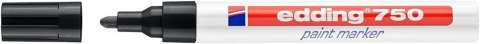 Marker lakierowy 2-4mm 750 czarny EDDING końcówka okrągła Marker lakierowy 2-4mm 750 czarny EDDING końcówka okrągła