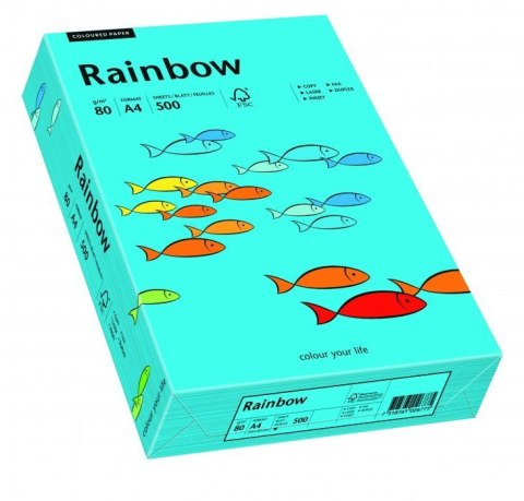 Papier xero kolorowy RAINBOW niebieski R87 88042739 Papier xero kolorowy RAINBOW niebieski R87 88042739