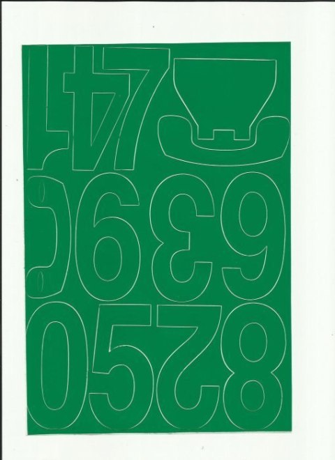 CYFRY samop. 8cm (8) czarne ARTDRUK CYFRY samop. 8cm (8) czarne ARTDRUK