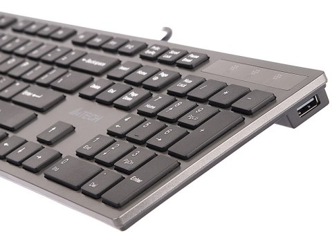 Klawiatura A4TECH KV-300H szara USB A4TKLA39976 Klawiatura A4TECH KV-300H szara USB A4TKLA39976