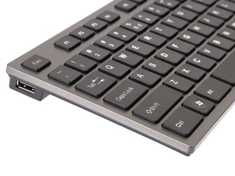 Klawiatura A4TECH KV-300H szara USB A4TKLA39976 Klawiatura A4TECH KV-300H szara USB A4TKLA39976