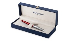 __Długopis HEMISPHERE ESSENTIAL METALICZNY CZERWONY CT WATERMAN 2146626, giftbox