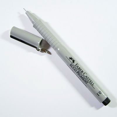 Cienkopis ECCO PIGMENT 0.8 czarny 10szt. FABER-CASTELL 166899 FC Cienkopis ECCO PIGMENT 0.8 czarny 10szt. FABER-CASTELL 166899 FC