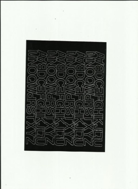 LITERY samop.1.5cm(8)zielone ARTDRUK (X) LITERY samop.1.5cm(8)zielone ARTDRUK (X)