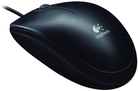 Mysz przewodowa LOGITECH B100 USB czarna 910-003357