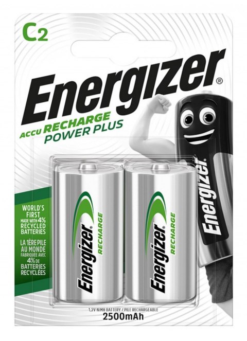 Bateria akumulatorek HR-14 (2szt.)Ni-MH, C, 1.2V, 2500mAh ENERGIZER